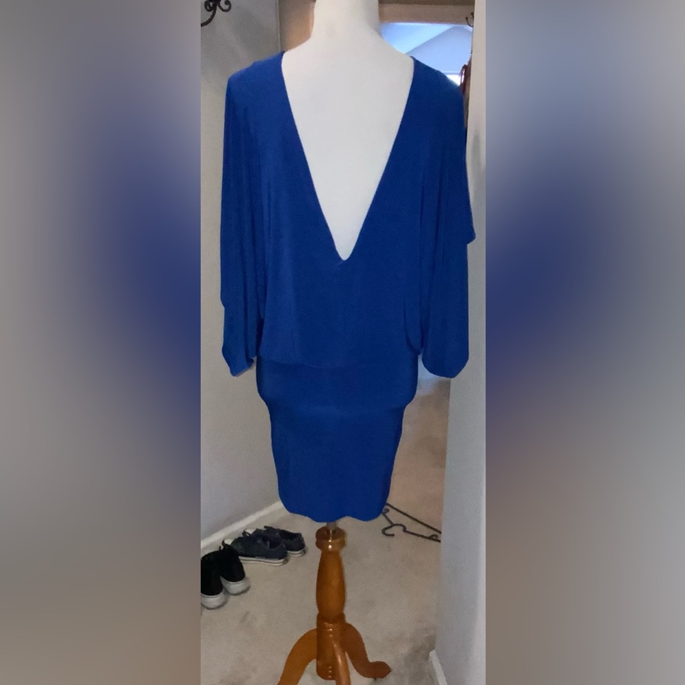 Fashion Junkee, Royal Blue Comfy dress. Size Medium.